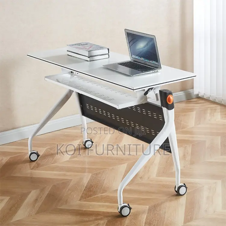 Office Desk; 1.2m Foldable Kois Envision 72w Folding Training Table