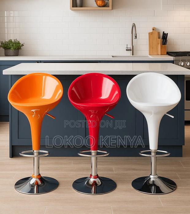 Barstool; Swivel Plastic Adjustable Counterbar Stool