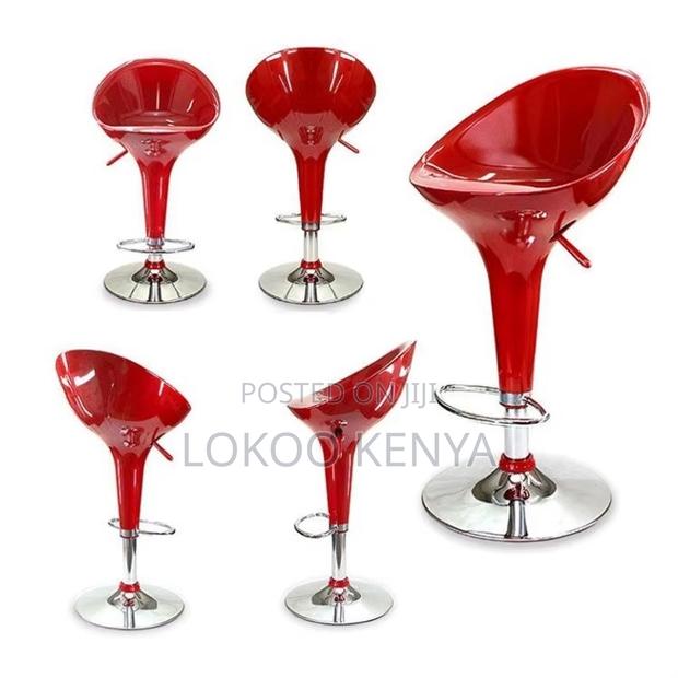 Barstool; Swivel Plastic Adjustable Counterbar Stool - thumbnail 5