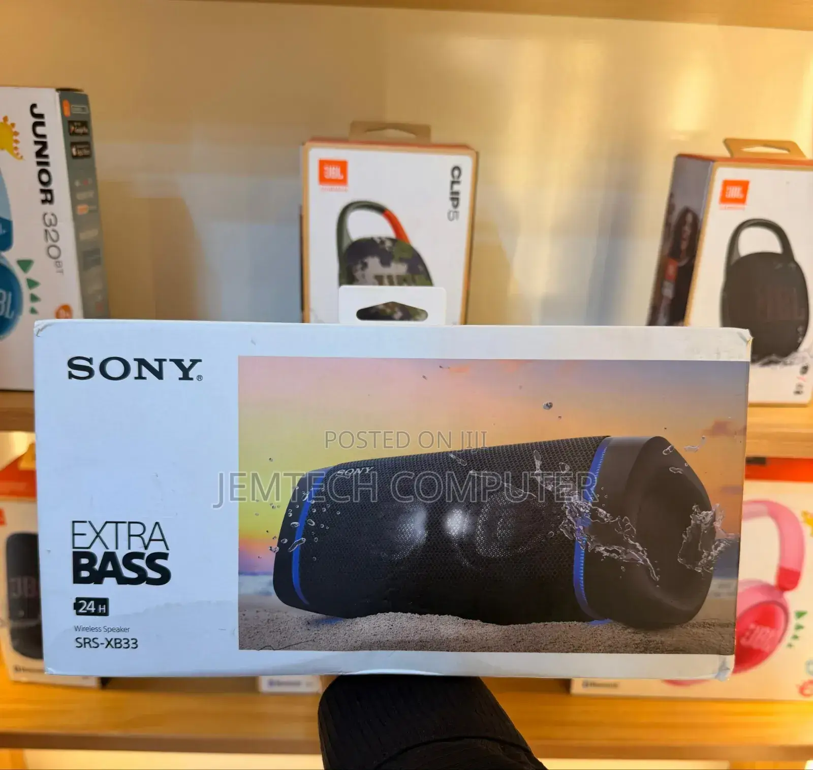 Sony SRS-Xb33 Wireless Extra Bass Portable Bluetooth Speaker