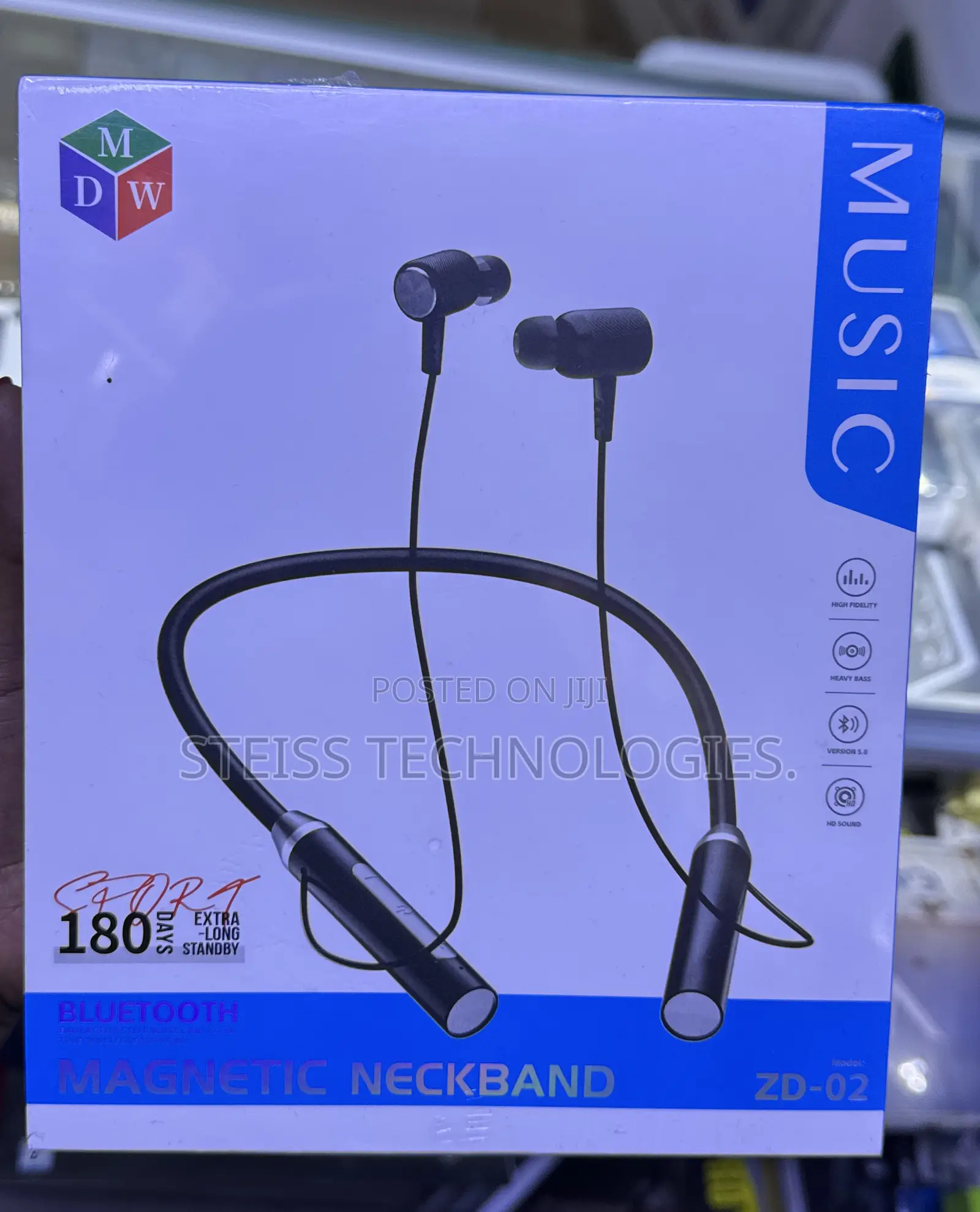 MDW Wireless Magnetic Bluetooth Neckband