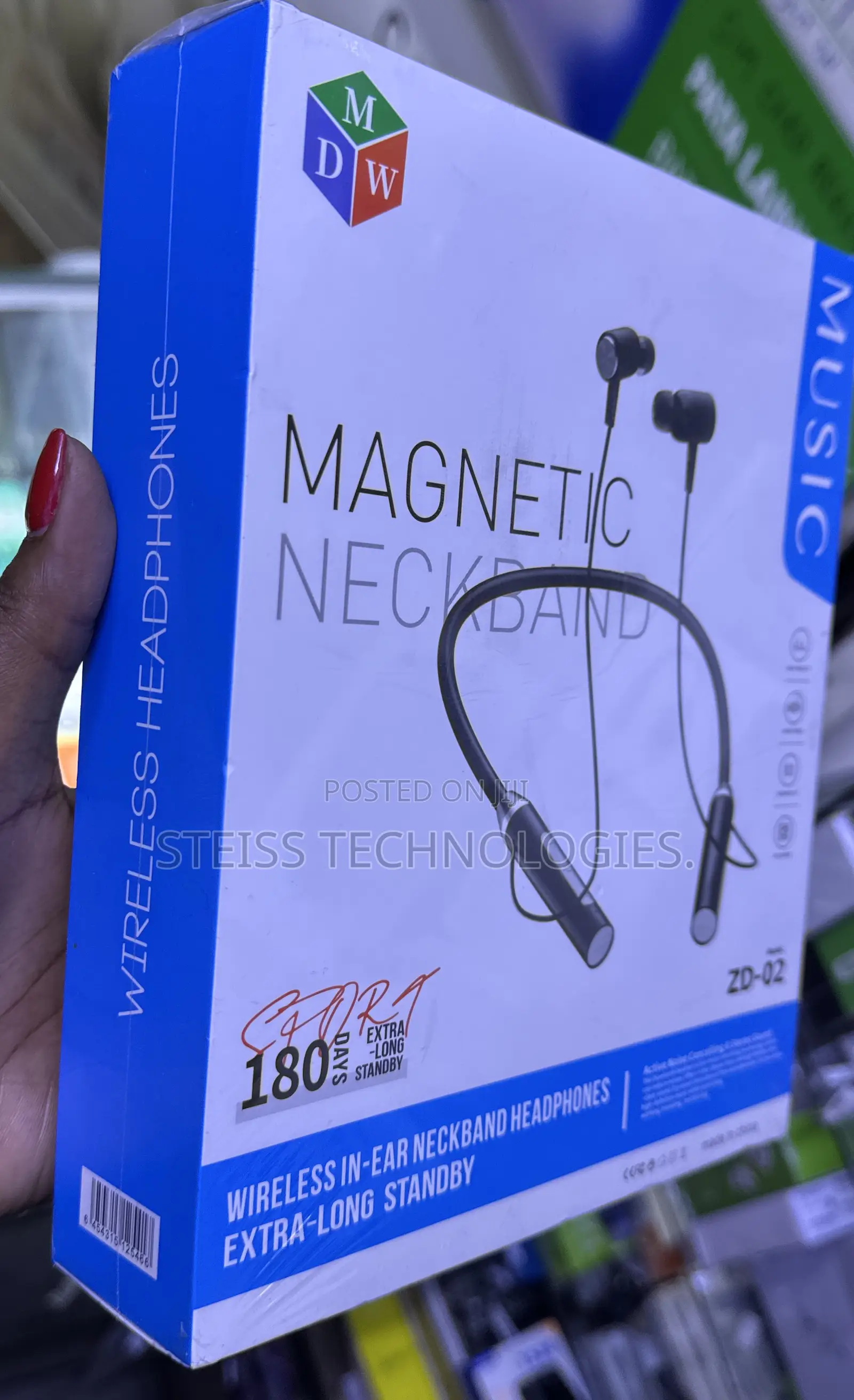 MDW Wireless Magnetic Bluetooth Neckband