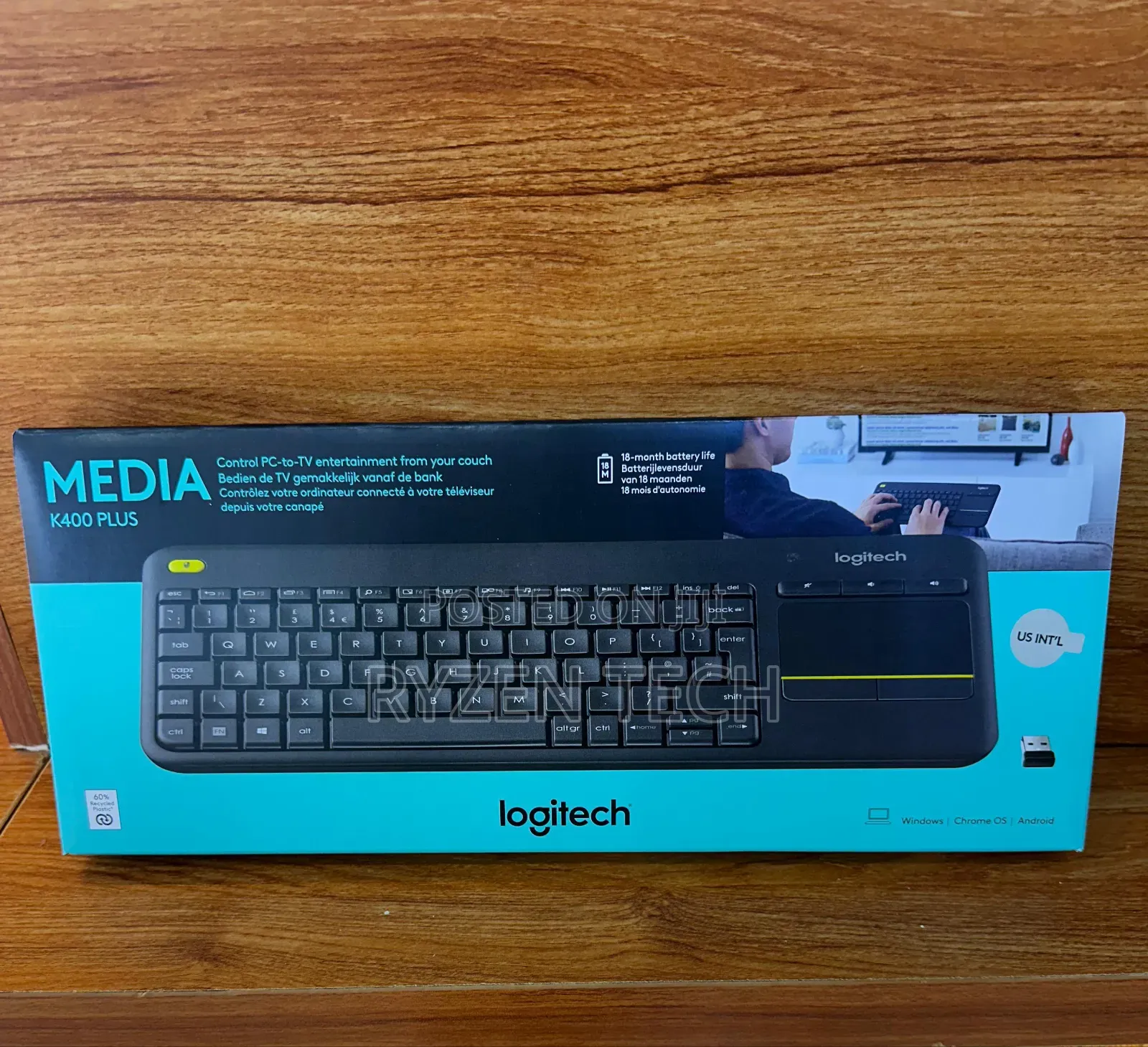Logitech Wireless Keyboard With Touchpad Plus