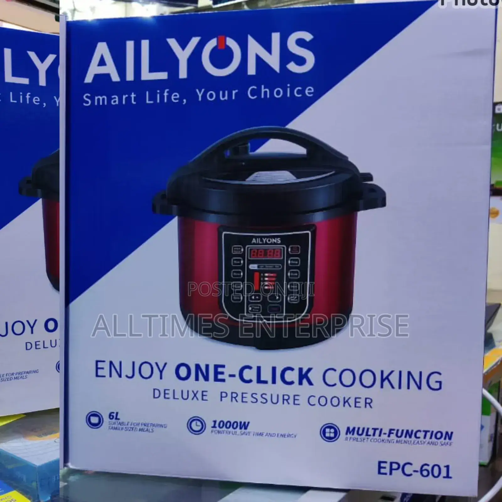 Ailyons Electric Pressure Cooker 6l