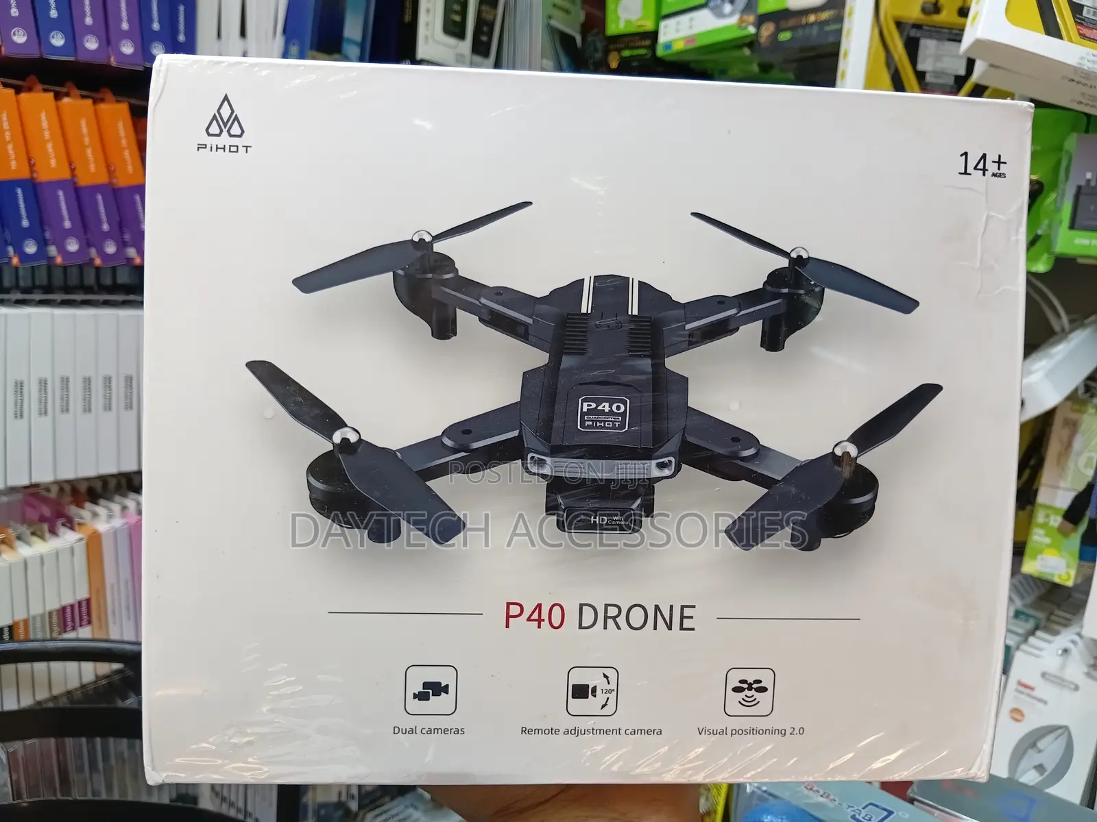 Pihot P40 Pro Drone 1080p - Black