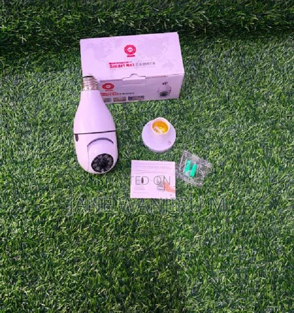 Smart Bulb CCTV Camera - Single Lens, Phone App View
