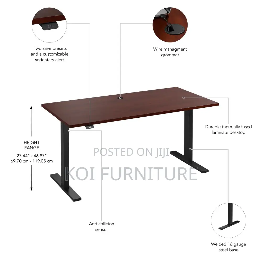Offce Desk; 1.4m Move Series Electric Height Adjustable Standing Desk