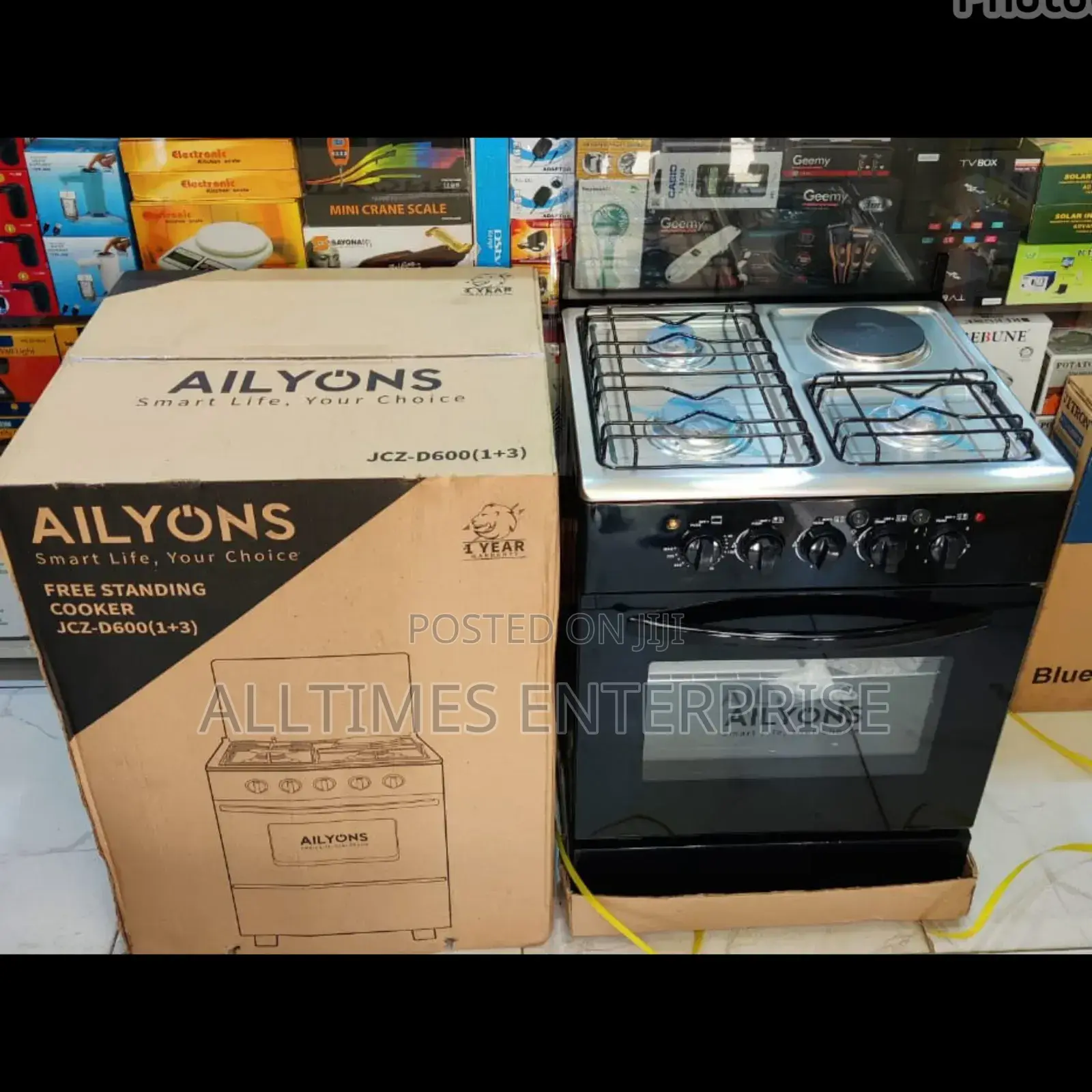 Ailyons Standing Cooker 3g+1e 60cmx55cm