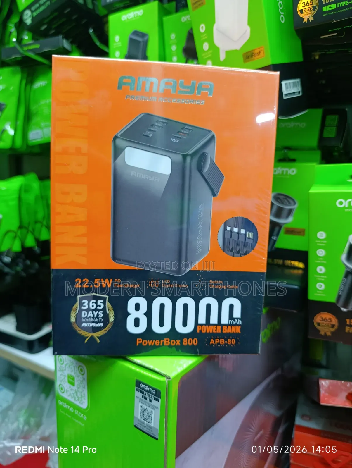 Amaya 80000mah 22.5 Fast Charging Power Bank