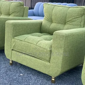 Green Fabric Armchair -negotiable