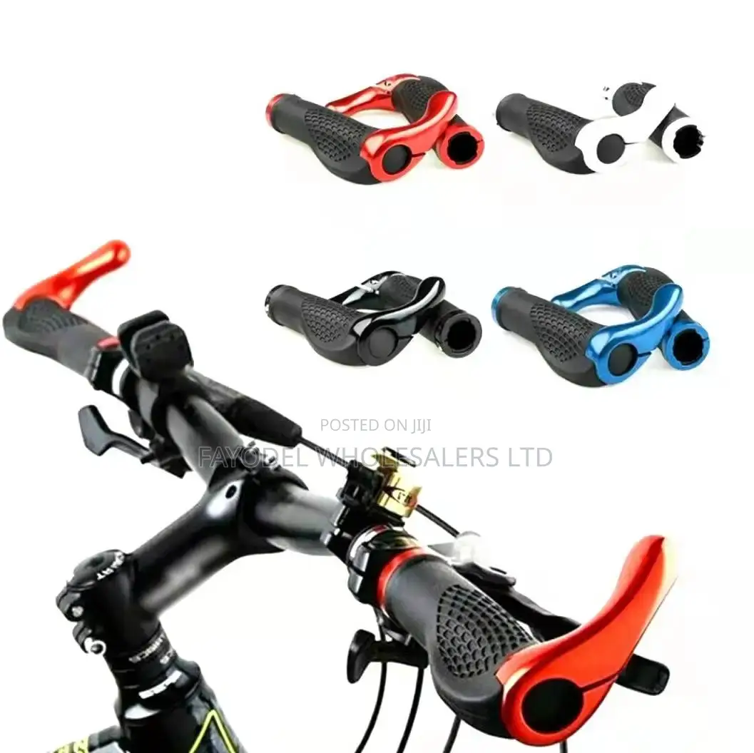 Bicycle Handlebar Grips With Horns – Comfortable Anti-Slip Bike Grips