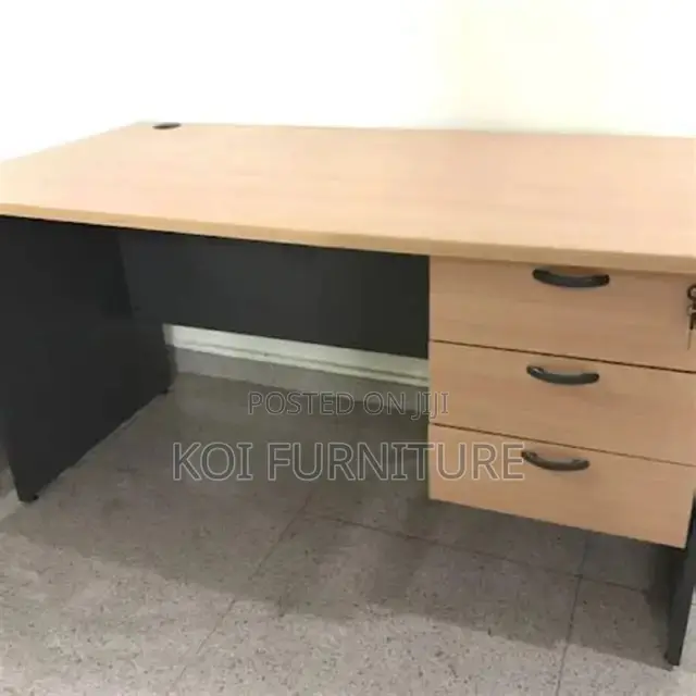 Office Desk; Deluxee 1.2m Home Office Desk With Loclable