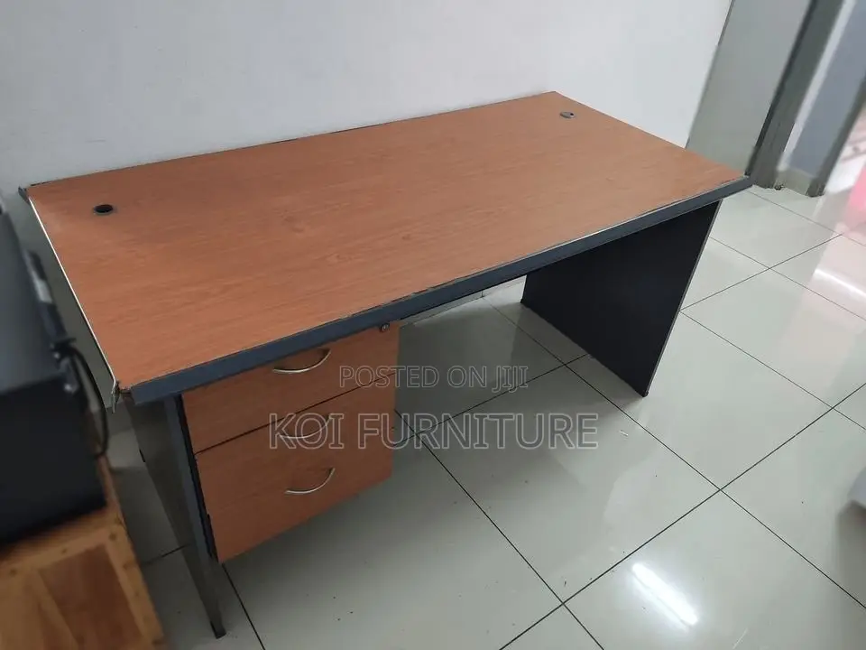 Office Desk; Deluxee 1.2m Home Office Desk With Loclable