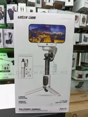 Green Lion Palermo Foldable Gimbal Stabilizer/Tripod/Selfie Stick