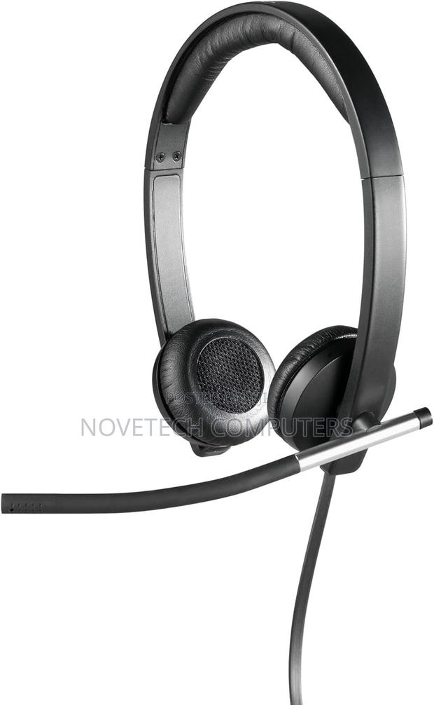Logitech H650e Stereo Usb-a Headset With Noise Cancelling Mic - Black