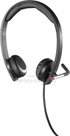 Logitech H650e Stereo Usb-a Headset With Noise Cancelling Mic - Black