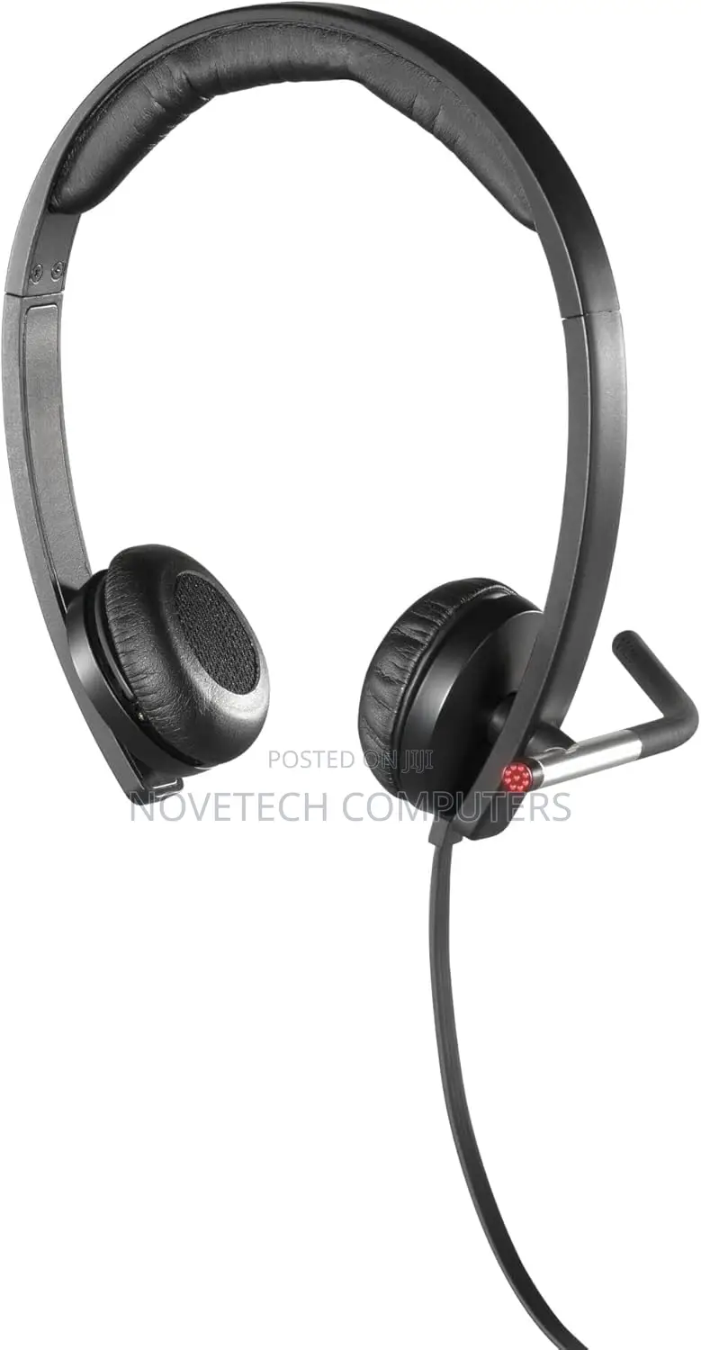 Logitech H650e Stereo Usb-a Headset With Noise Cancelling Mic - Black