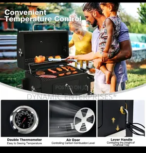 Heavy Duty Commercial BBQ Grill With Side Table