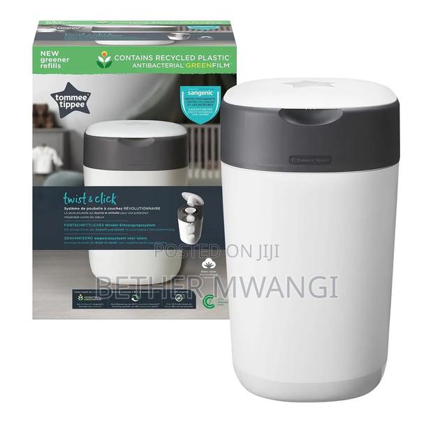 Tommy Tippee Twist Click Advanced Nappy Disposable Sangenic Tec Bin - main view