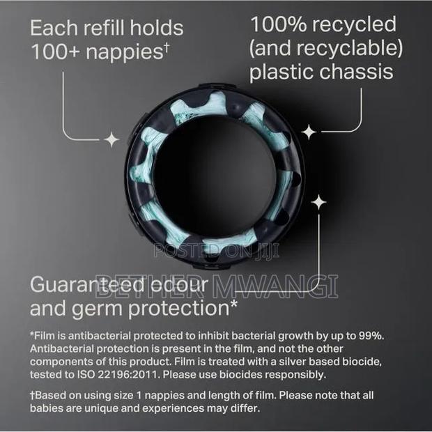 Tommy Tippee Twist Click Advanced Nappy Disposable Sangenic Tec Bin - thumbnail 9