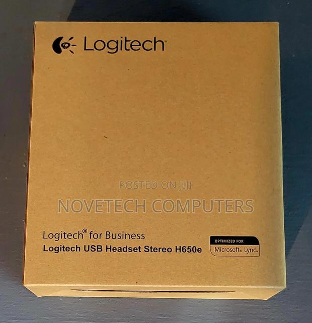 Genuine Logitech Usb Headset Stereo H650e 981-000519 Black
