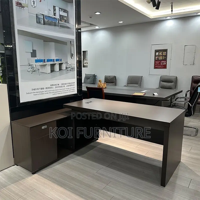 Office Desk; 1.6 Meters Learstee Executive Boss Desk