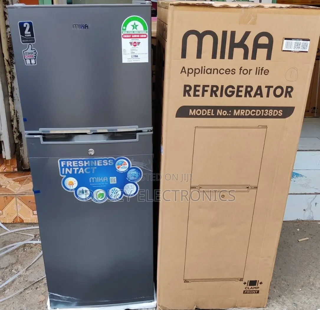 Mika Fridge Double Door 138litres