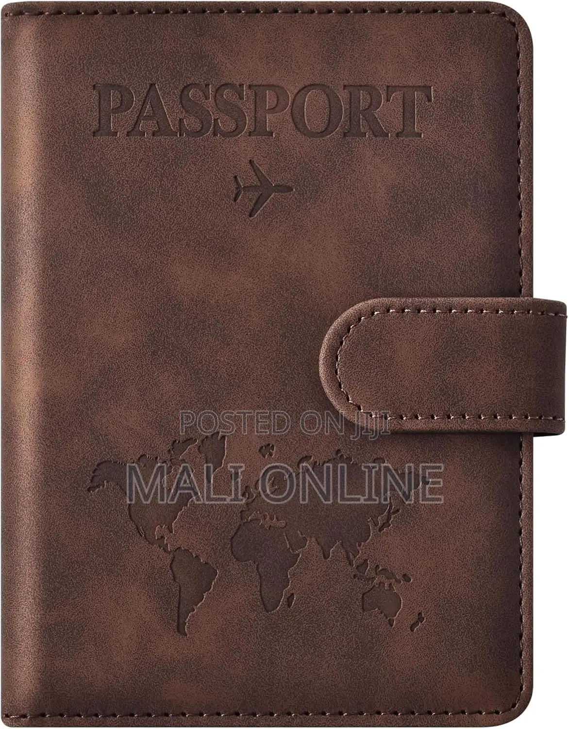 Passport Holder Rfid Blocking Travel Wallet Cover Pu Leather Organizer