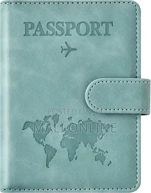 Passport Holder Rfid Blocking Travel Wallet Cover Pu Leather Organizer