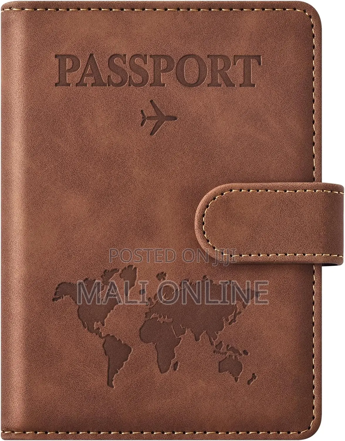 Passport Holder Rfid Blocking Travel Wallet Cover Pu Leather Organizer