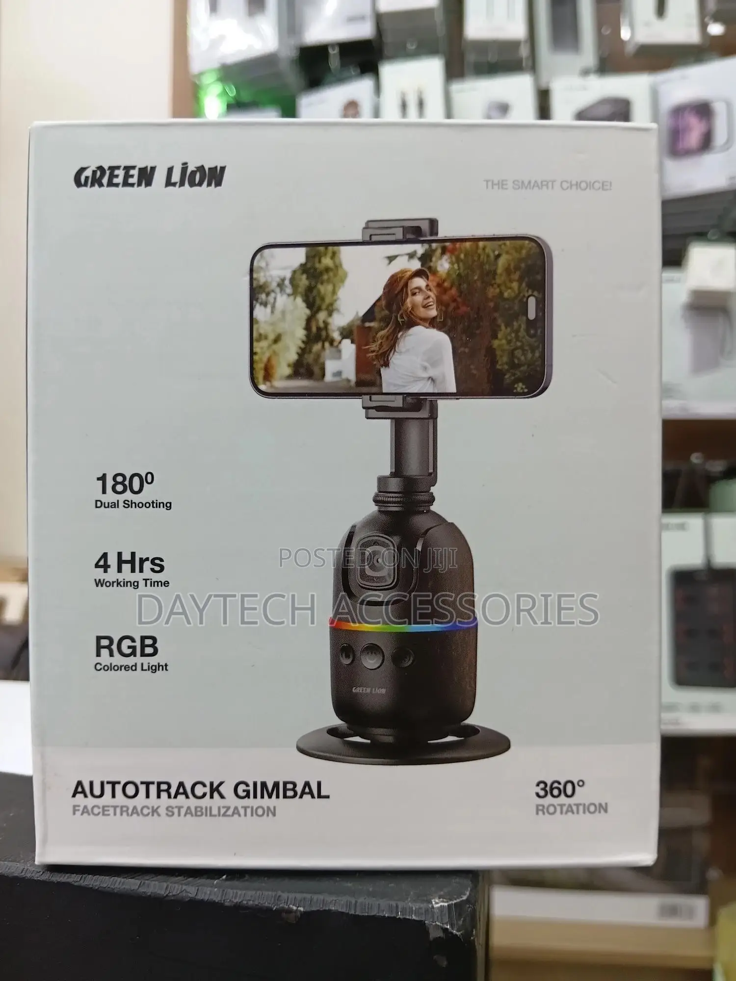 Green Lion Autotrack Gimbal Stabilizer - Black