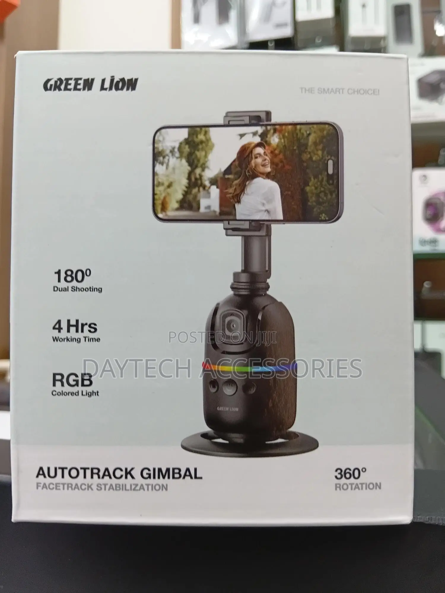 Green Lion Autotrack Gimbal Stabilizer - Black