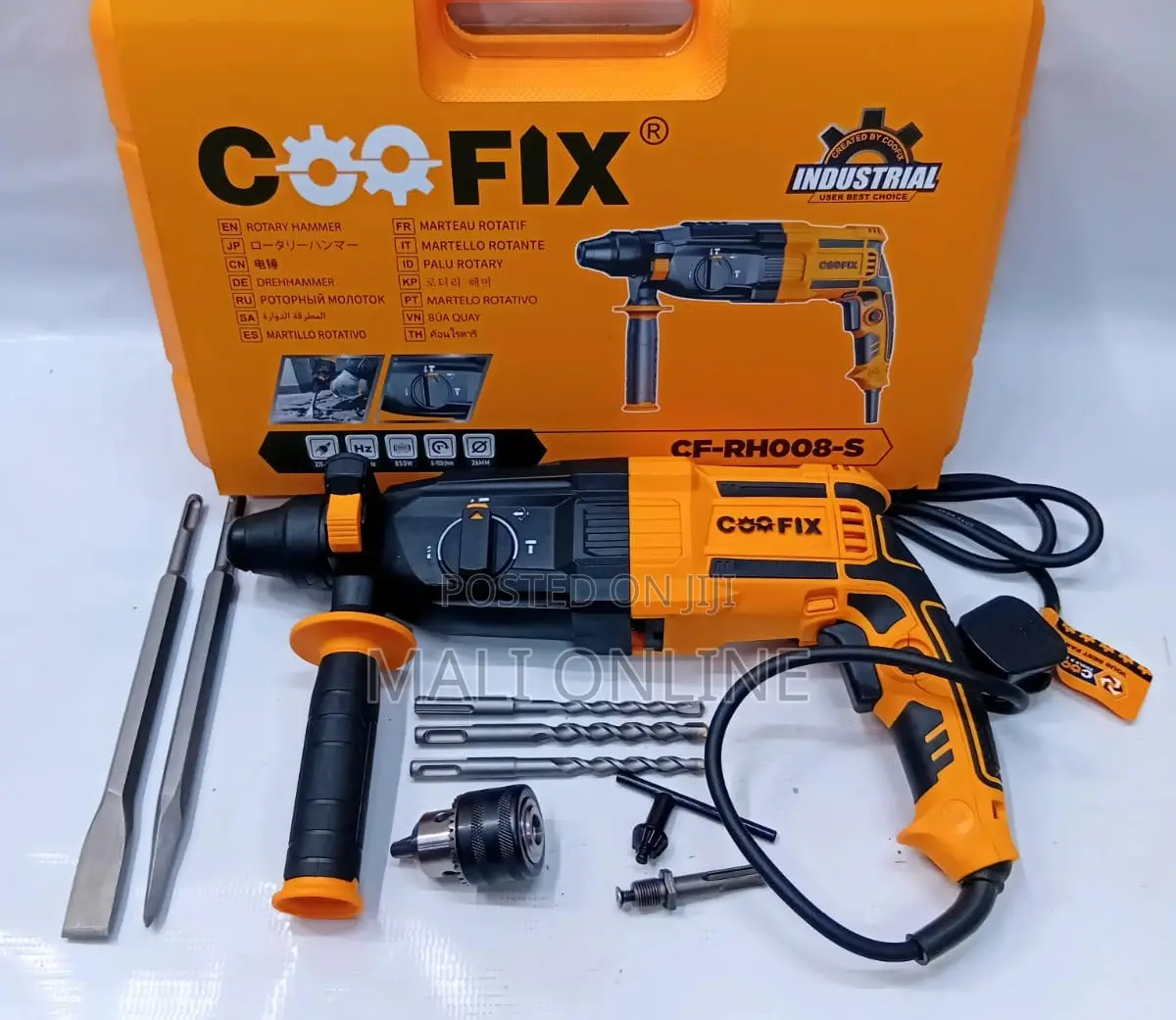 Coofix Rotary Hammer Drill 850w 3-Mode Electric Hammer Drill