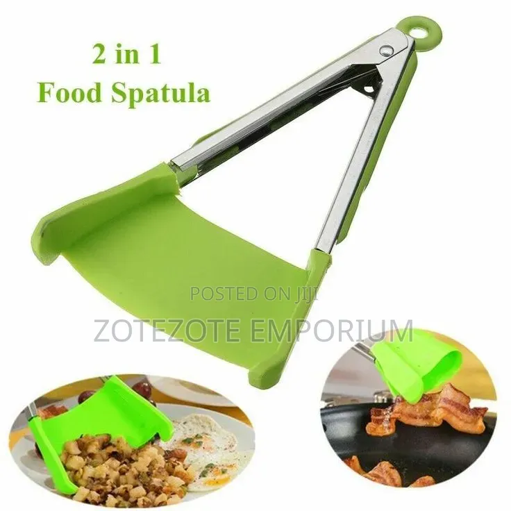 2 in 1 Kitchen Spatula and Tongs