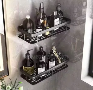 Aluminum Kitchen Bathroom Storage Rack.