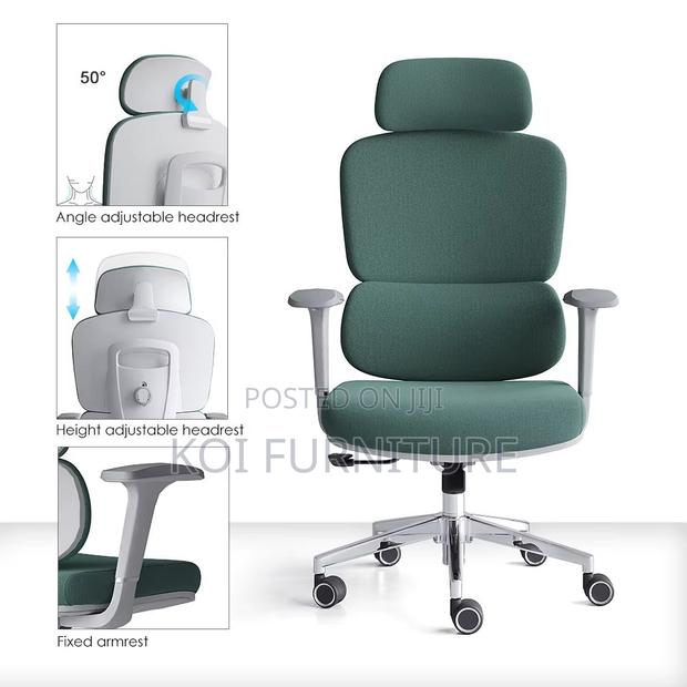 Office Chairs; Orthopedic Chairs With Comfortable Spine Support - thumbnail 12