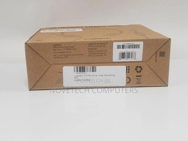 Genuine Logitech H570e Wired Usb Stereo Headset Noise Cancelling Mic - thumbnail 3