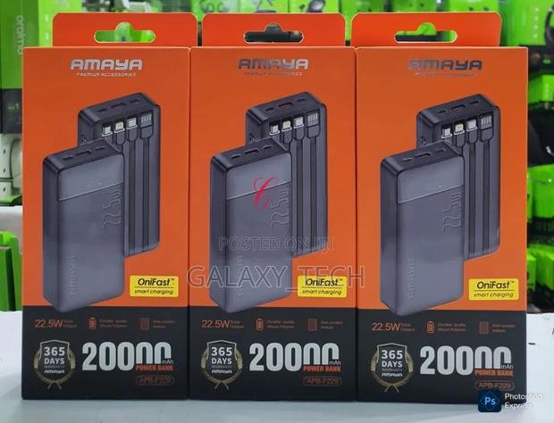 Amaya 20000mah Power Banks *22.5w * Apb-F229