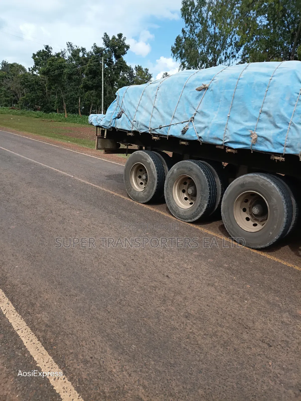 Trailers at Kitale for Countrywide.Transport°Services.