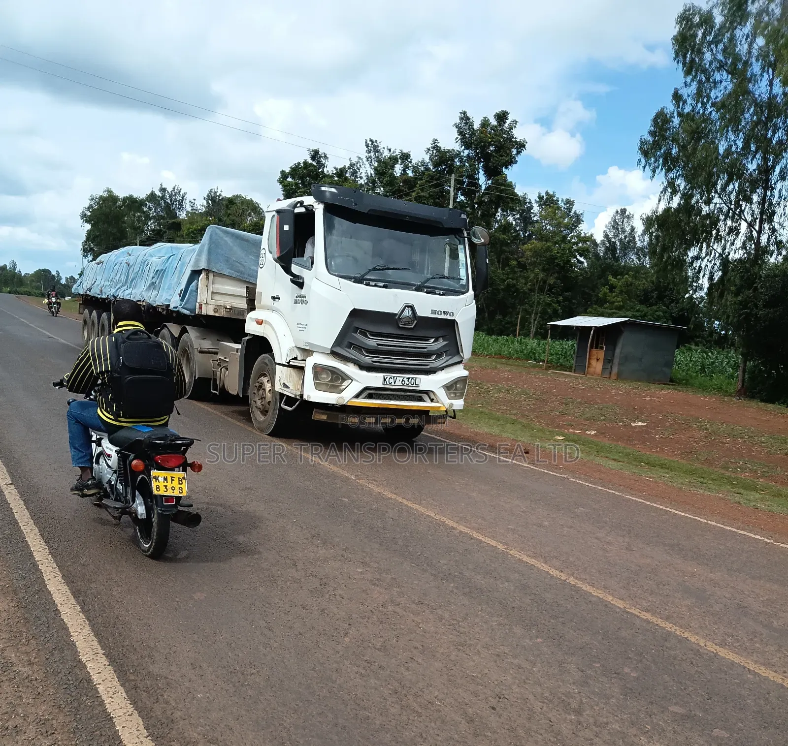 Trailers at Kitale for Countrywide.Transport°Services.