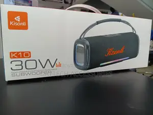 This Is Kisonli Bluetooth Speaker With 30w Output and RGB Lighting