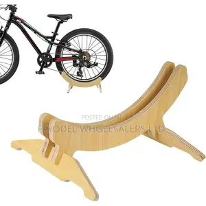 Space-Saving Bicycle Stand for Garage Home