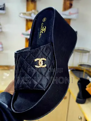 Chanel Quilted Platform Wedge Size 37-41