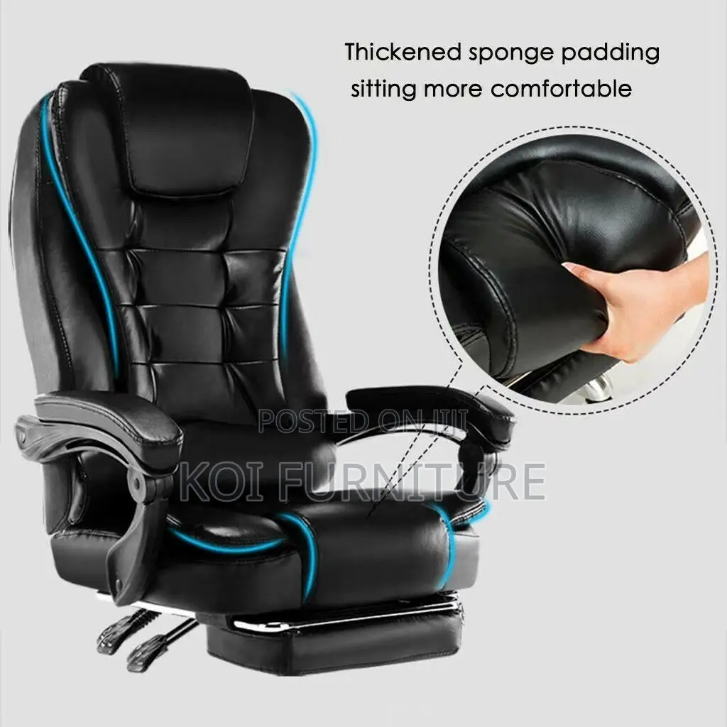 Office Chairs; Ylhigh-Capacity Reclining Office Chair With Footrest