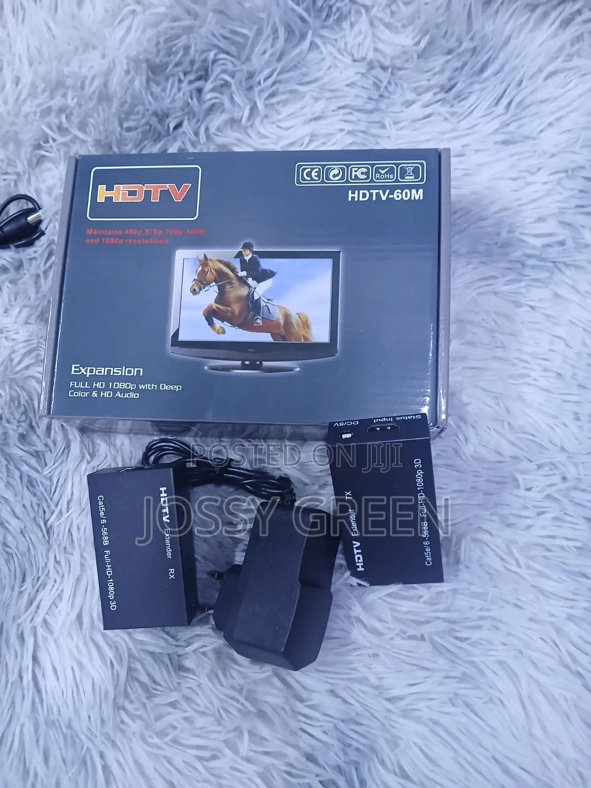 Hdmi Extender 60m Over Ethernetcat6 or Cat5e Ethernet Cable.