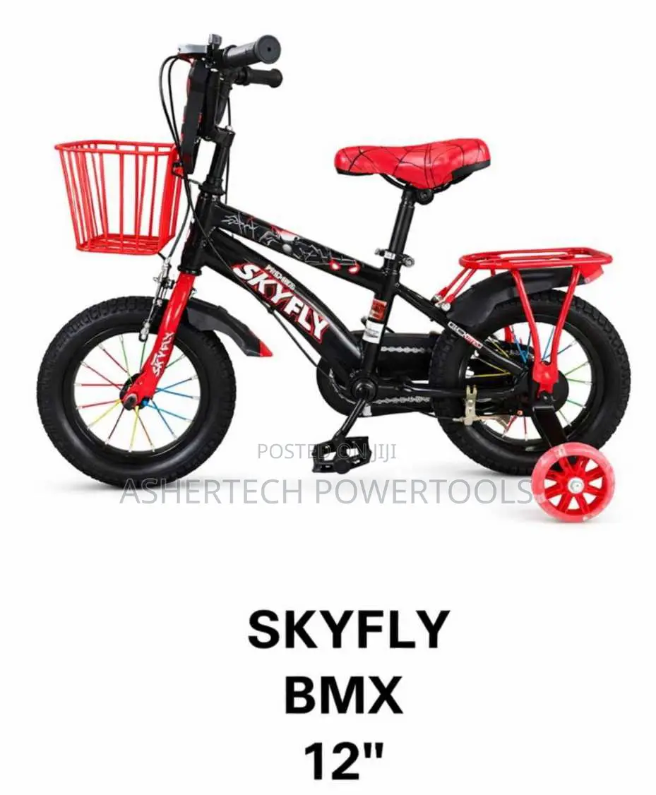 Skyfly BMX 12" Kids Bicycle-Red