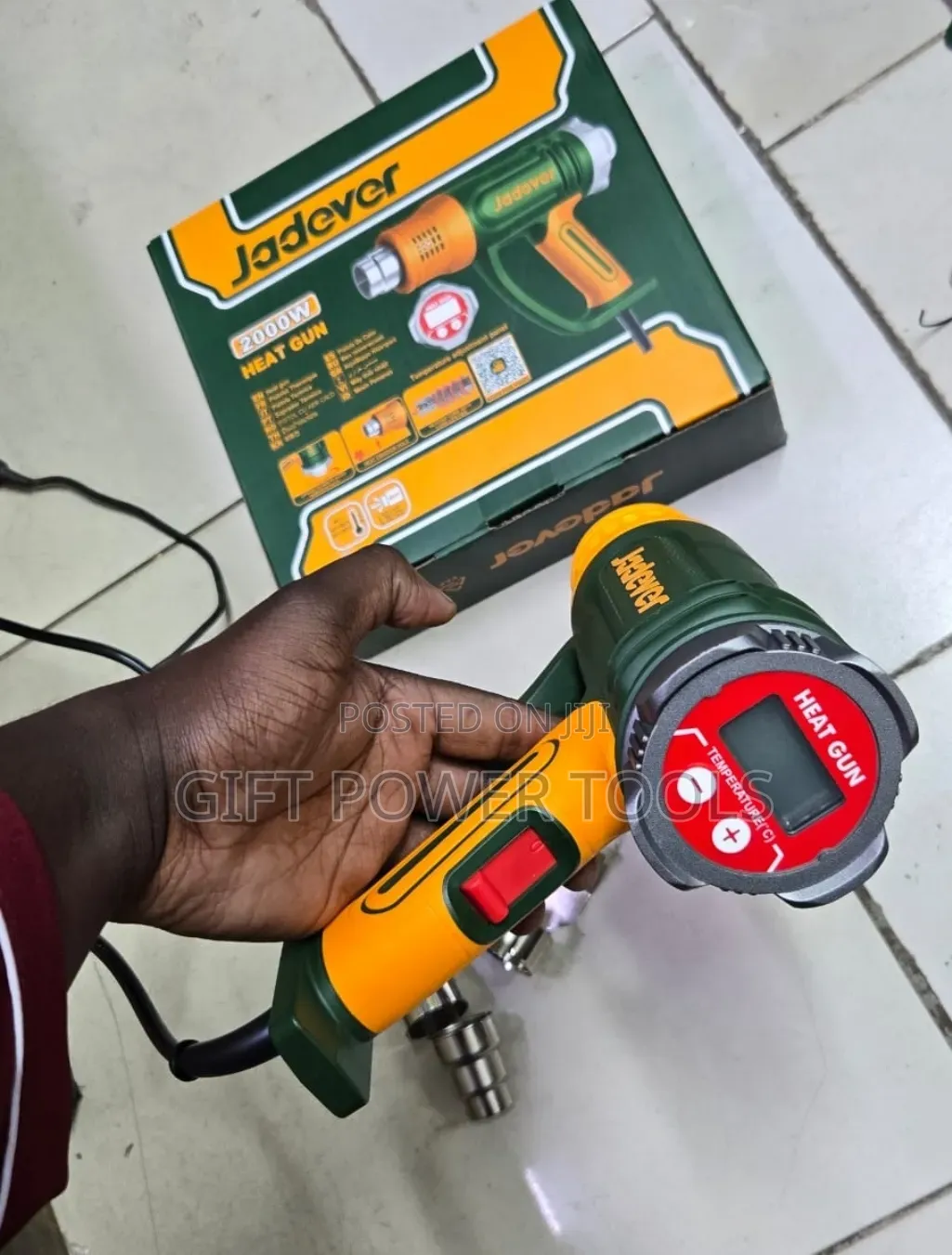 2000w Jadever Heat Gun With LCD Display/Electric Heat Gun 2000w