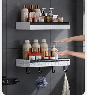Modern Wall Mount Bathroom Shelf