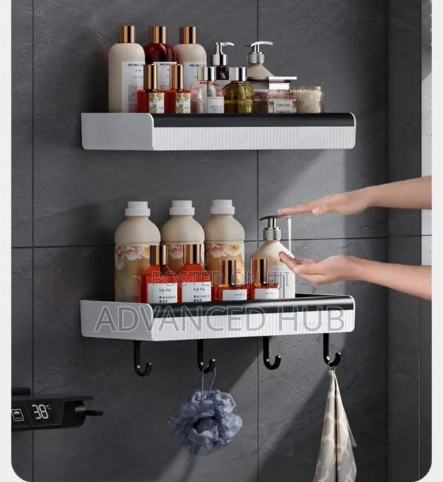 Modern Wall Mount Bathroom Shelf - main view