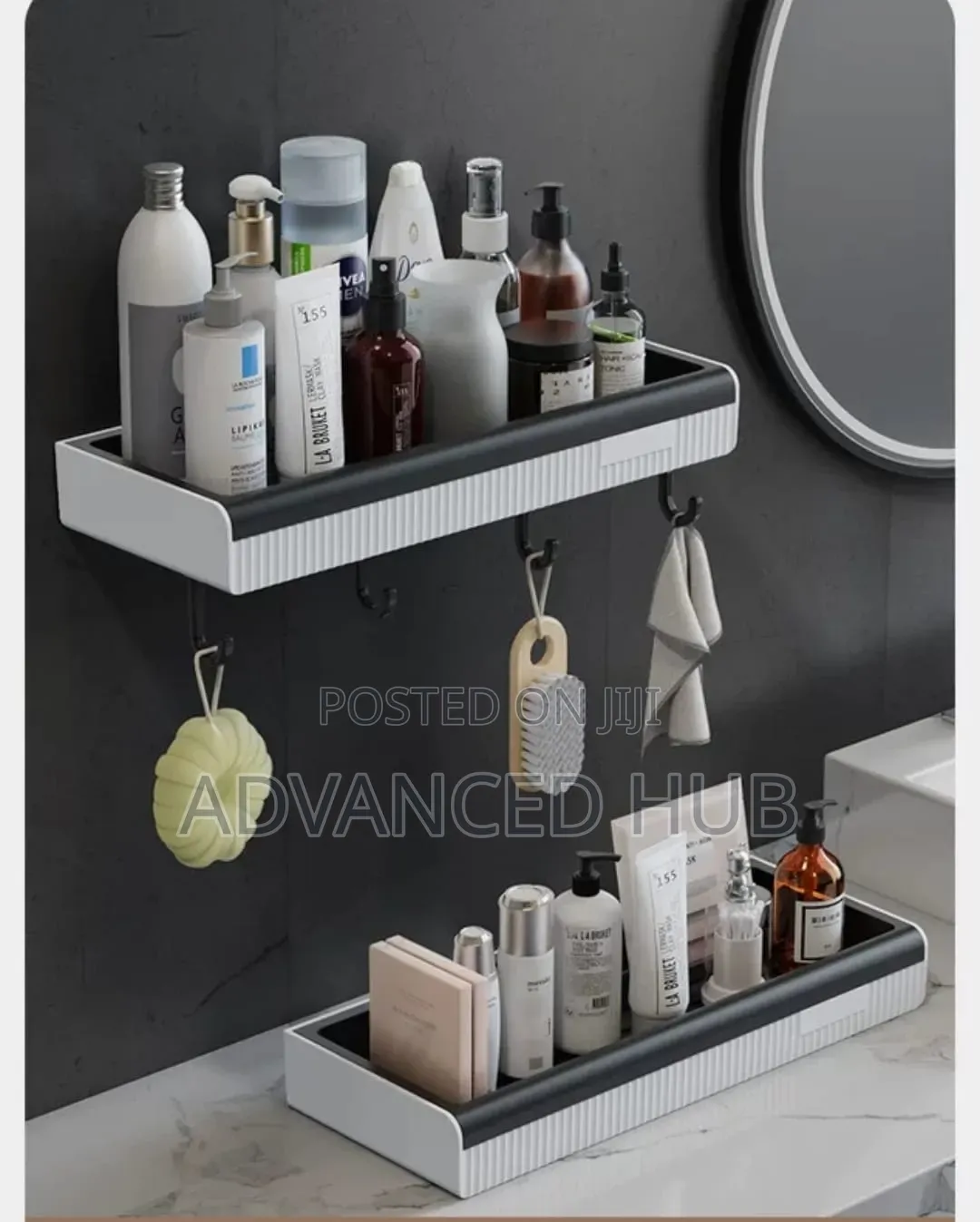 Modern Wall Mount Bathroom Shelf